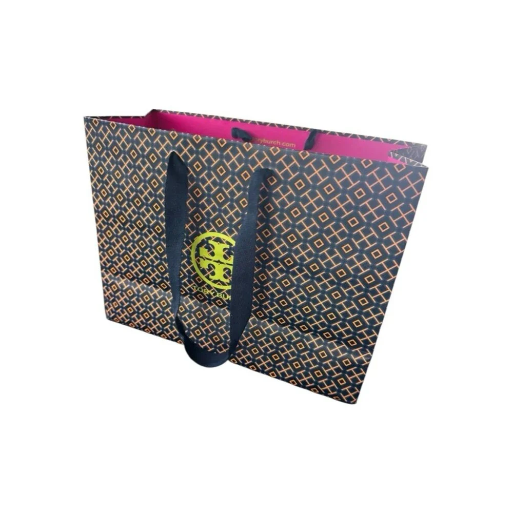 Tory Burch Multicolor Geometric Gift Bag & Box Set